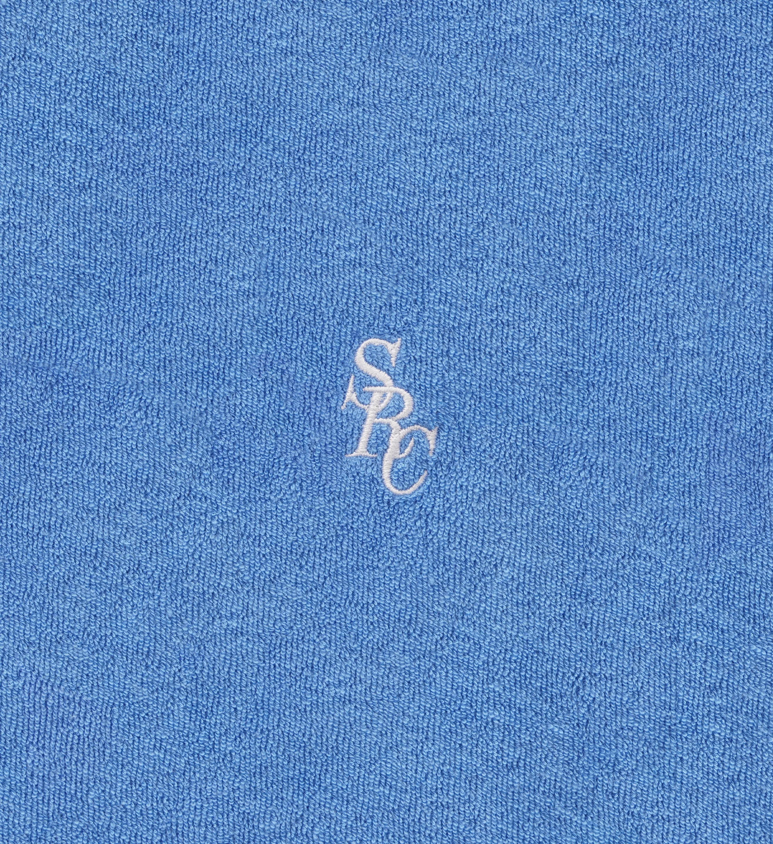 SRC Longsleeve Terry Polo - French Blue sold by Sporty and Rich product image thumbnail 3