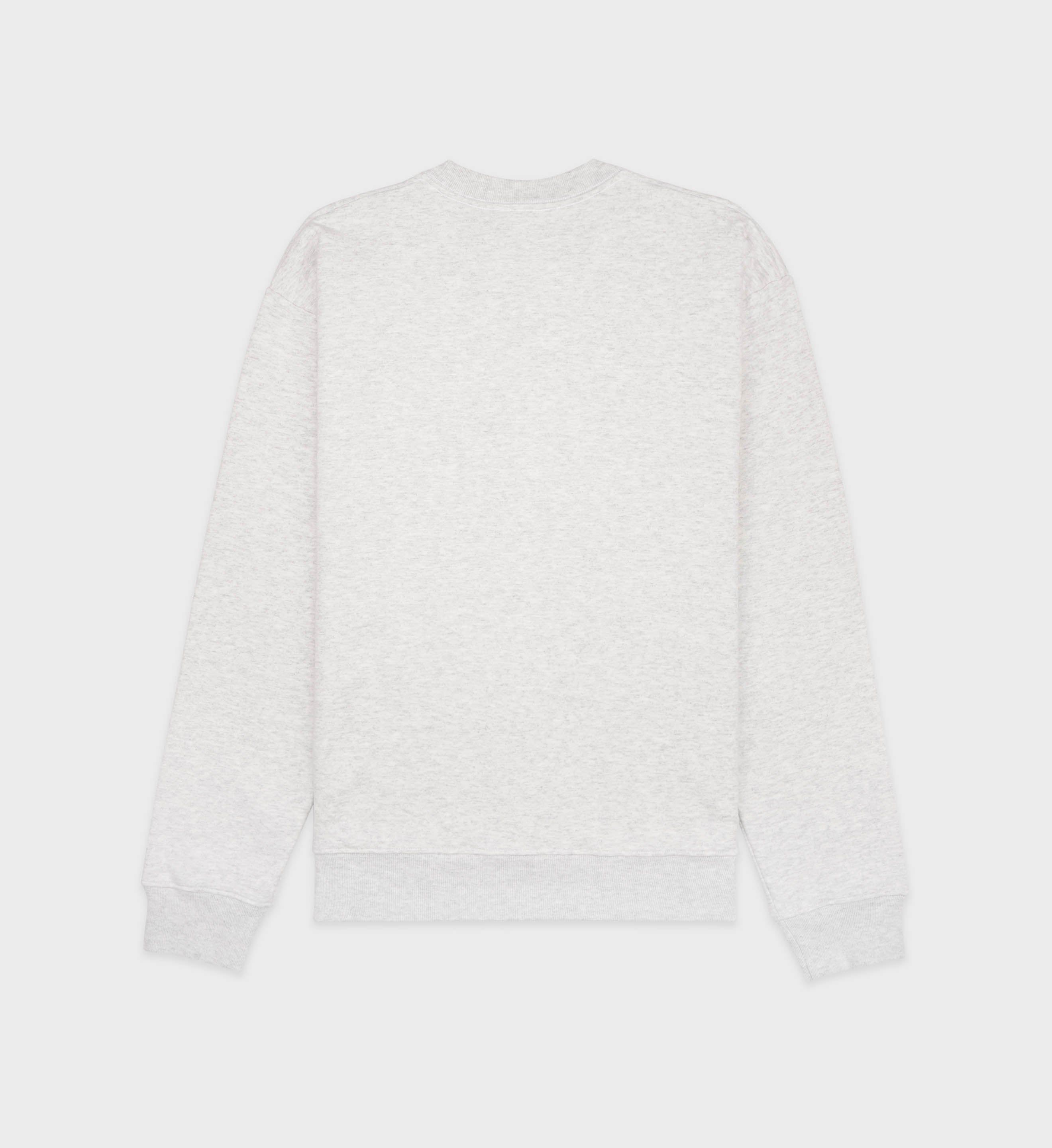 NY Racquet Club Crewneck - Heather Gray/Forest sold by Sporty and Rich product image thumbnail 2