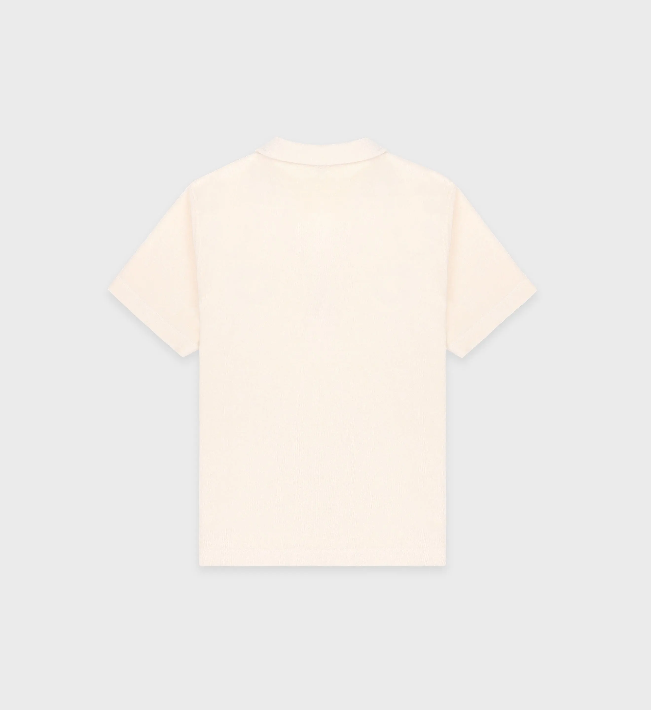Hotel du Cap Cursive Terry Polo - Cream/Navy sold by Sporty and Rich product image thumbnail 2