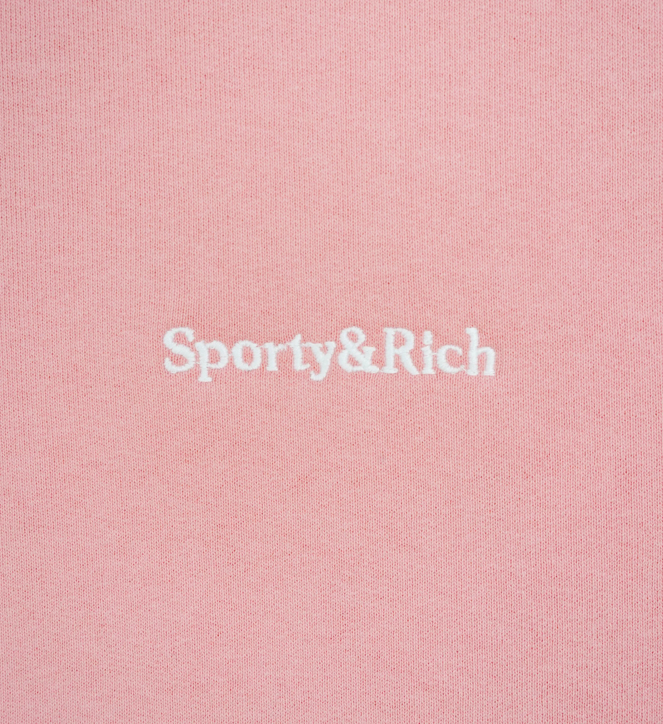 Serif Logo Sweatpant - Rose sold by Sporty and Rich product image thumbnail 3