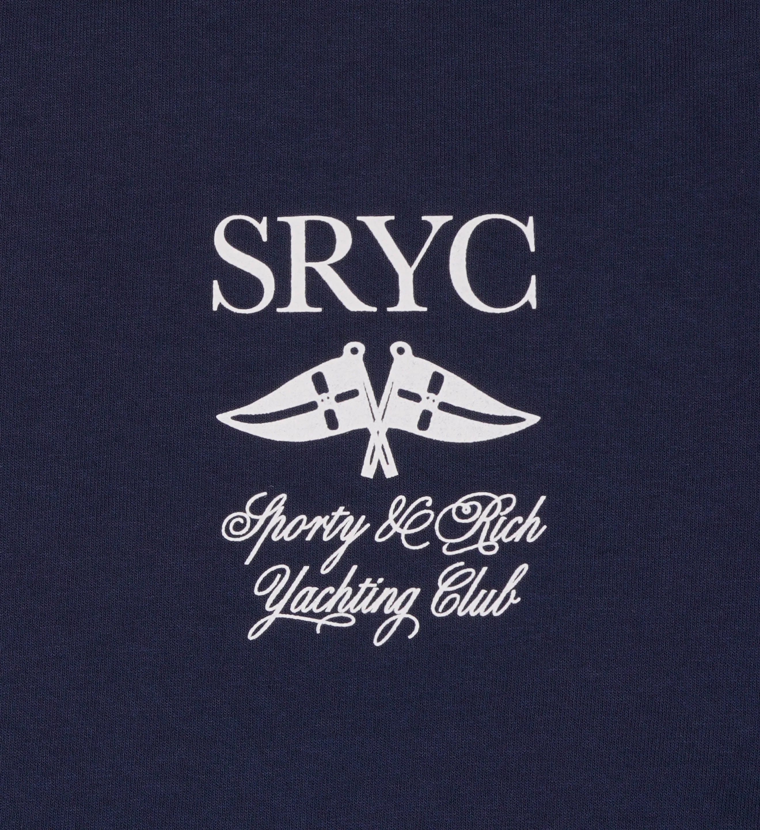 Yatch Club T-Shirt - Navy/White sold by Sporty and Rich product image thumbnail 3
