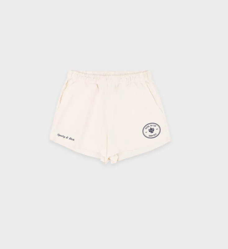 Eden Crest Disco Short - Cream/Navy sold by Sporty and Rich