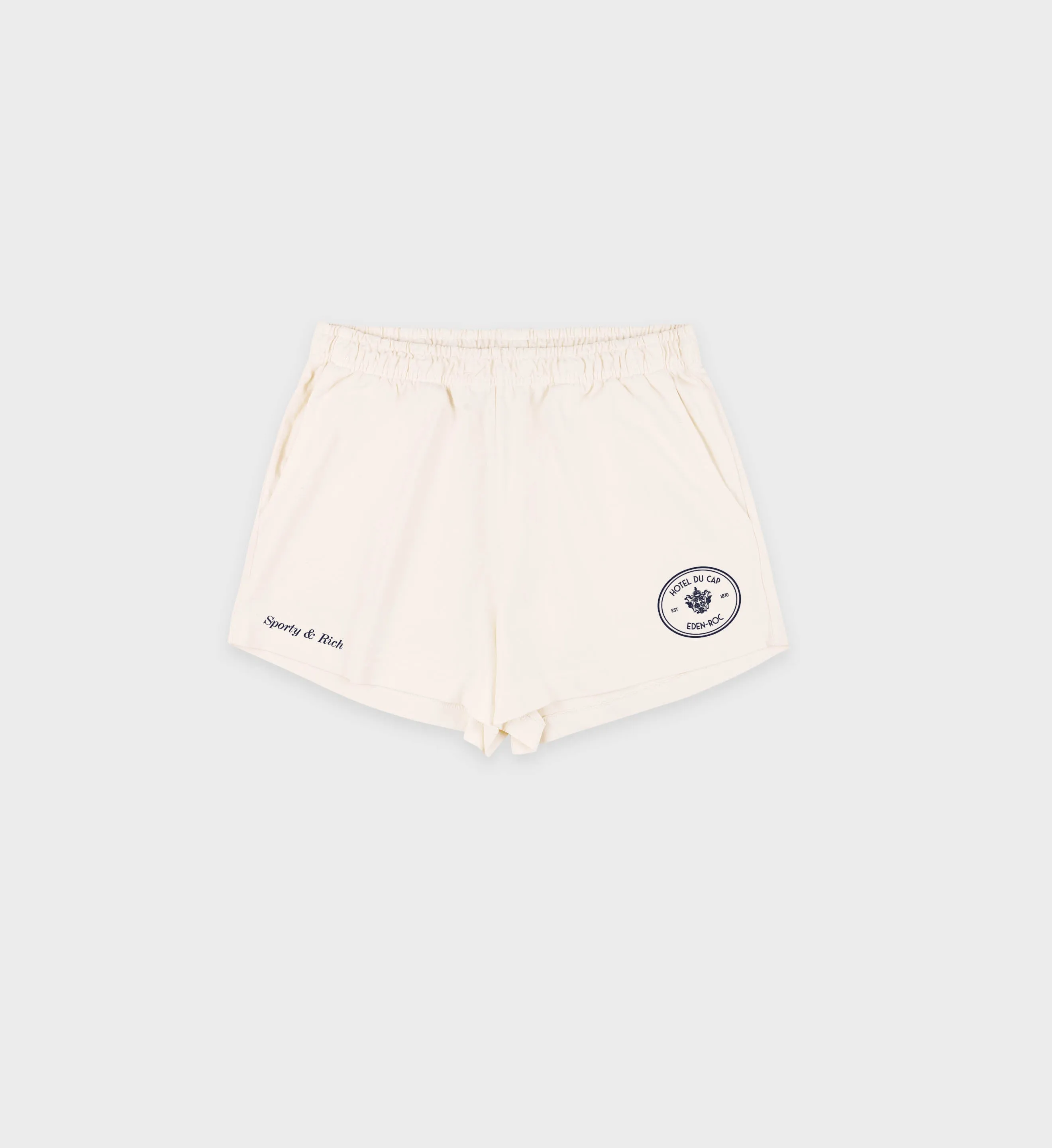 Eden Crest Disco Short - Cream/Navy sold by Sporty and Rich
