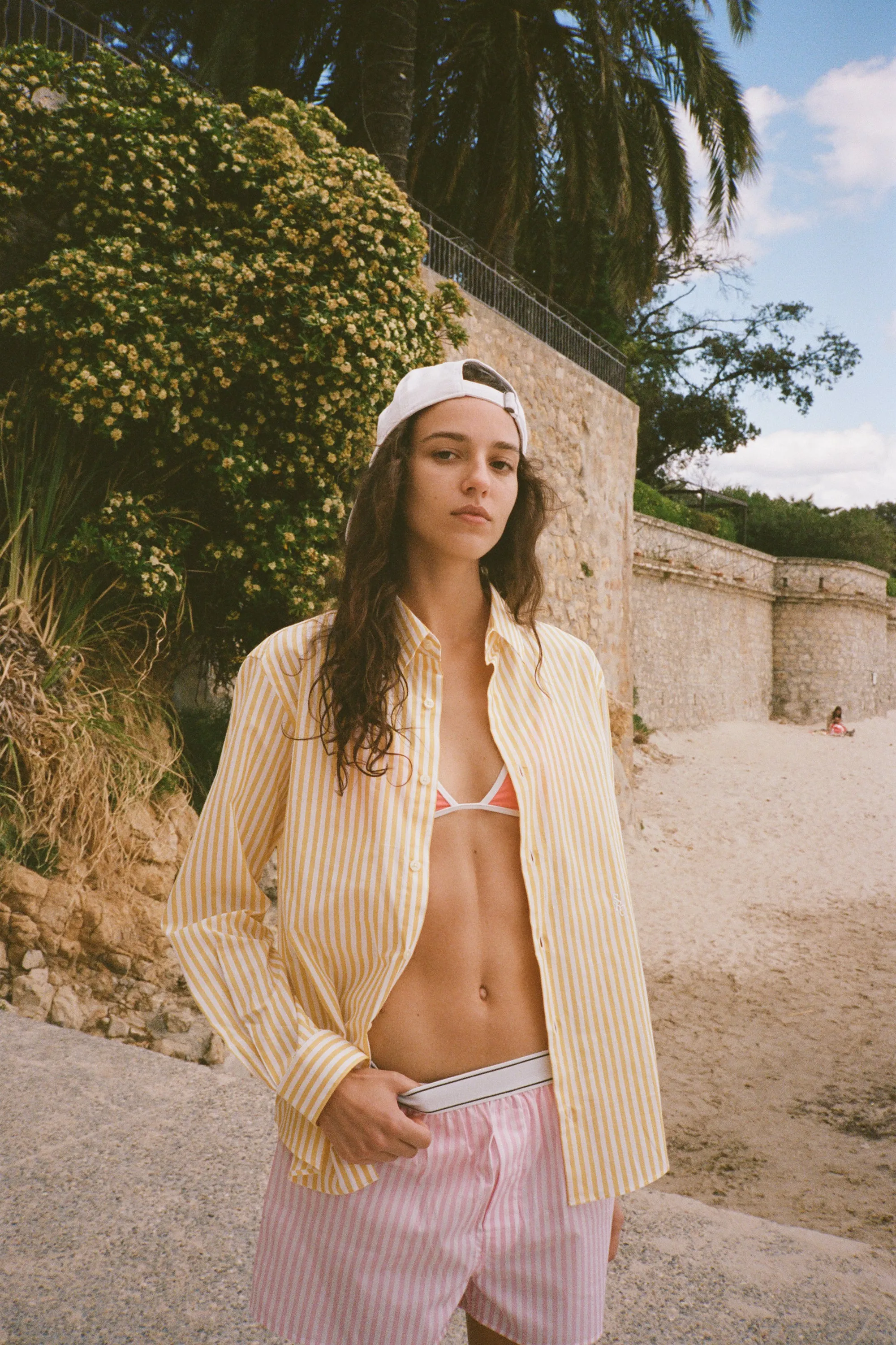 SRC Shirt - Yellow Striped sold by Sporty and Rich product image thumbnail 4