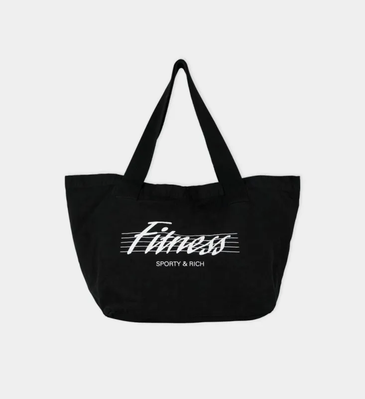 Fitness Tote Bag - Black sold by Sporty and Rich
