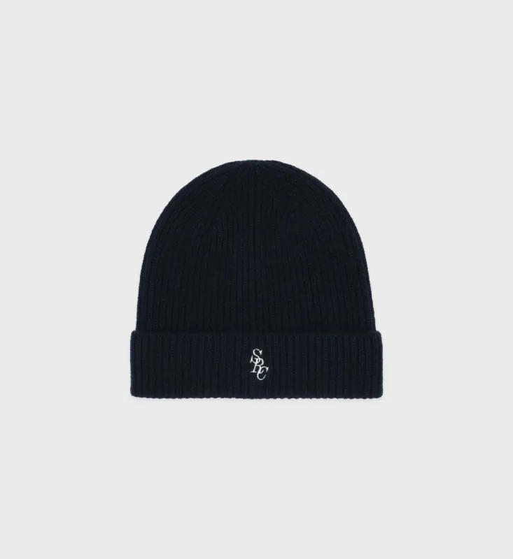 SRC Cashmere Beanie - Navy sold by Sporty and Rich