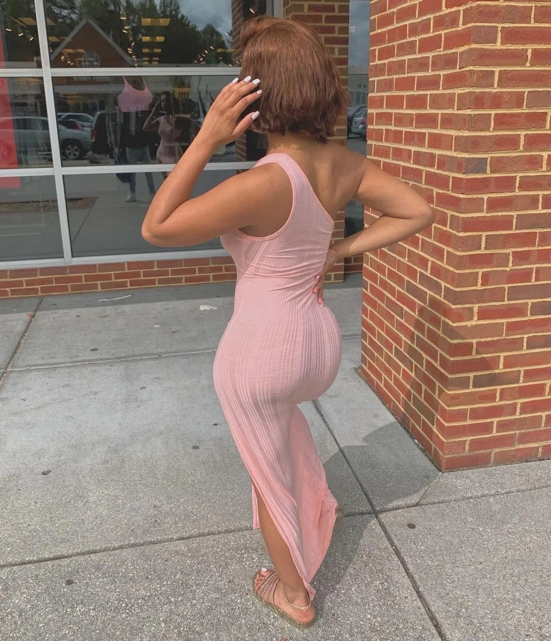 Alize Maxi Dress - Pink sold by Sassyluxe