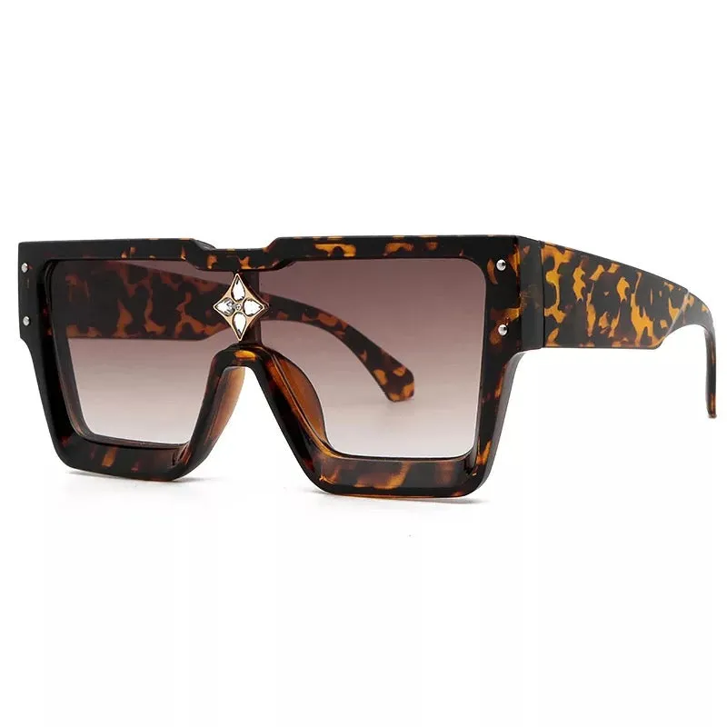 Dime Piece Sunglasses - Leopard sold by Sassyluxe