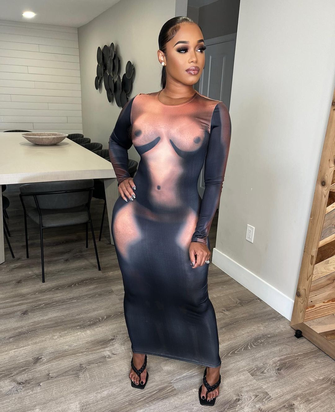 Real Bad Maxi Dress - Black sold by Sassyluxe
