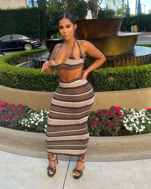 Slaycation Beach Skirt Set sold by Sassyluxe