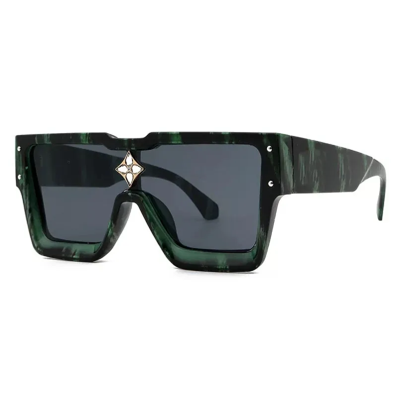 Dime Piece Sunglasses - Sage Marble sold by Sassyluxe