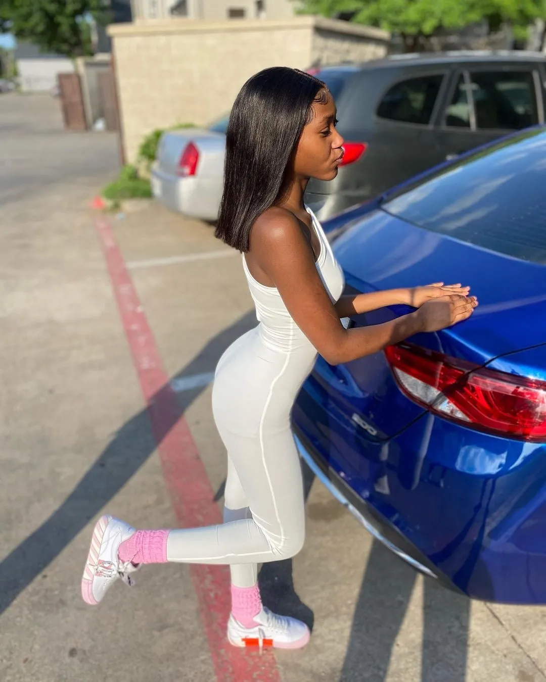 Sculpt Cut Out Jumpsuit - White sold by Sassyluxe product image thumbnail 3