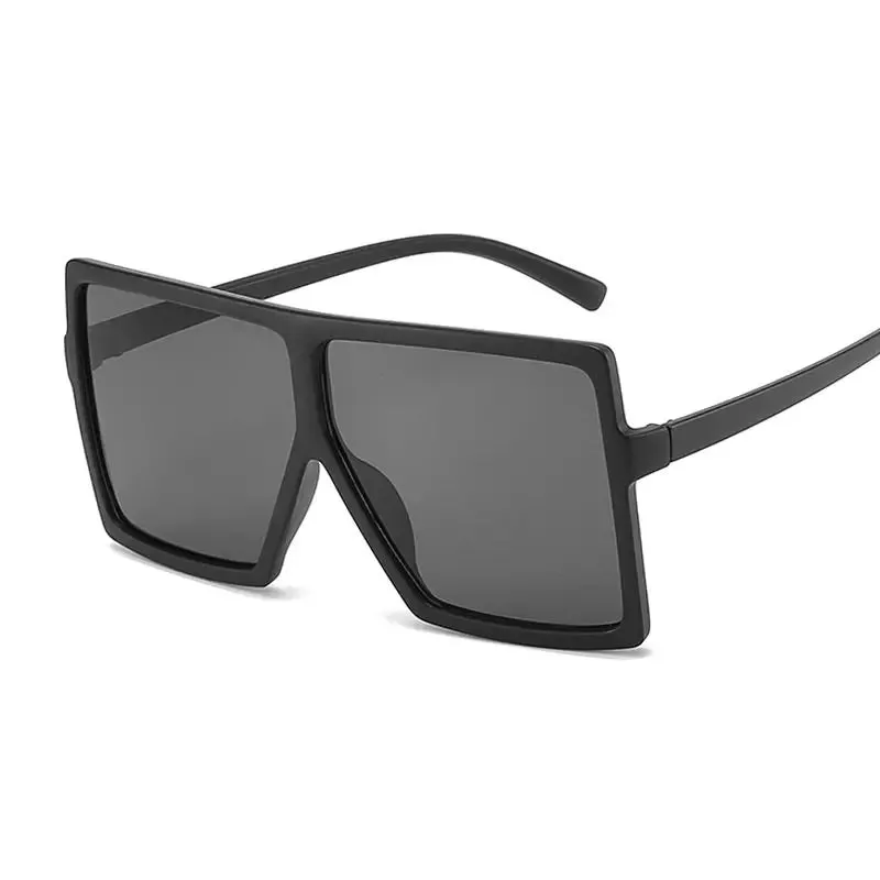Oversized Square Sunglasses - Black sold by Sassyluxe