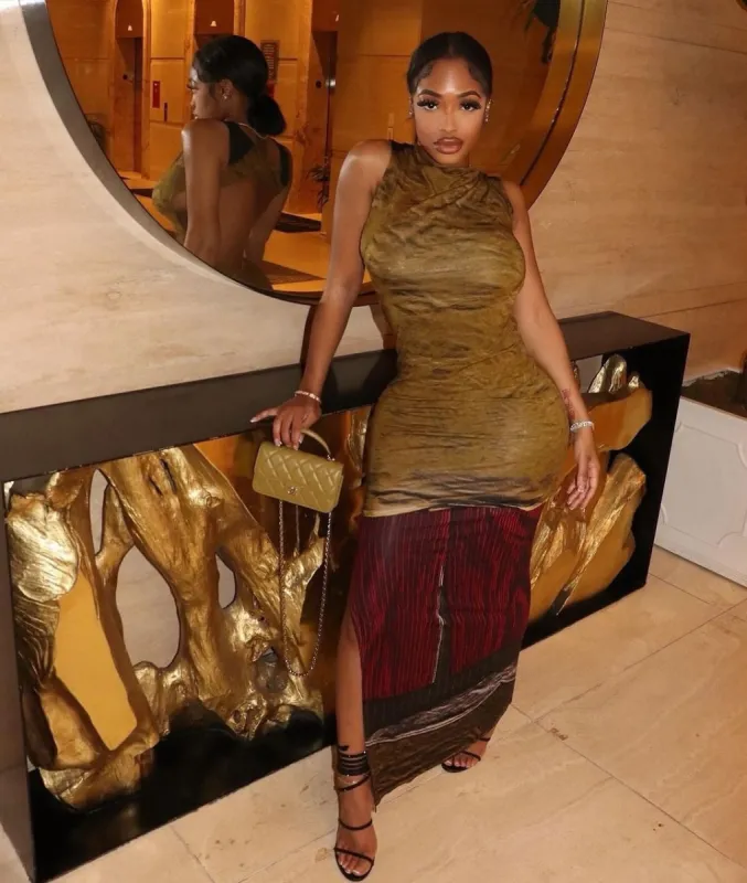 Caicos Backless Maxi Dress sold by Sassyluxe