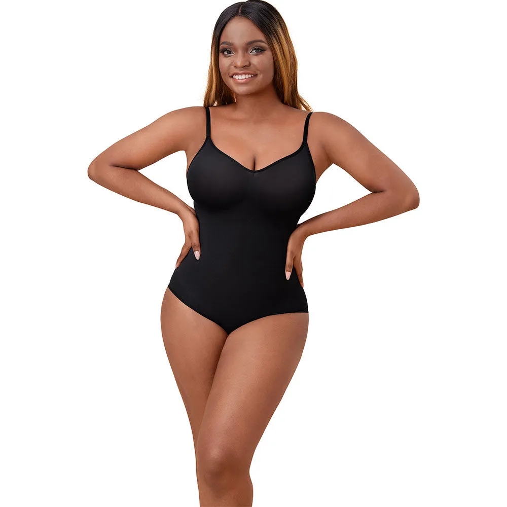 Seamless Sculpting Bodysuit - Black sold by Sassyluxe