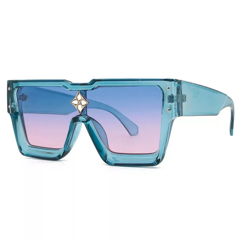 Dime Piece Sunglasses - Ocean sold by Sassyluxe