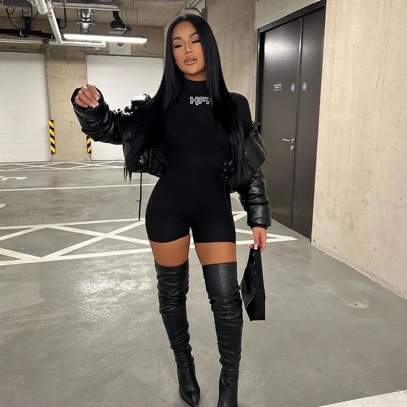 Necessity Ribbed Playsuit - Black sold by Sassyluxe product image thumbnail 4