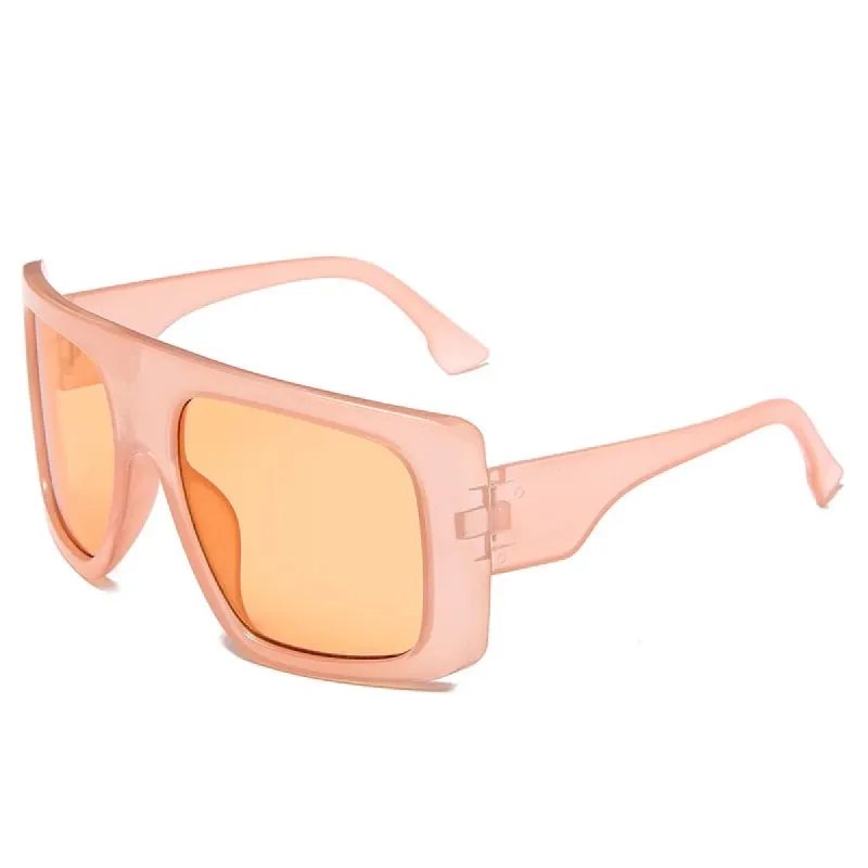 Boujee Oversized Sunglasses - Pink sold by Sassyluxe