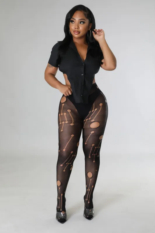 In Distress Holey Laddered Leggings sold by Sassyluxe