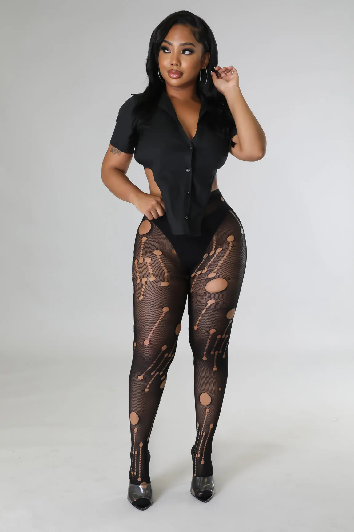 In Distress Holey Laddered Leggings sold by Sassyluxe