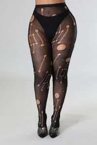In Distress Holey Laddered Leggings sold by Sassyluxe product image thumbnail 2