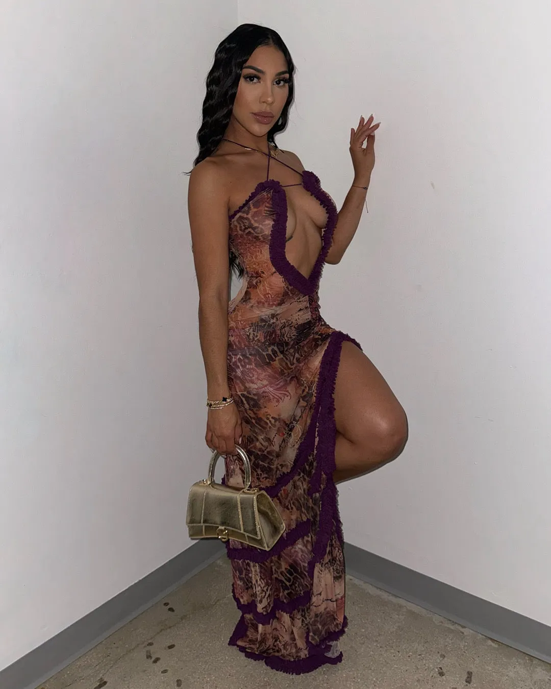 Yasss Hunny Maxi Dress sold by Sassyluxe product image thumbnail 4