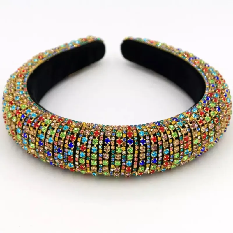 Diamond Jewelled Headband - Multi sold by Sassyluxe