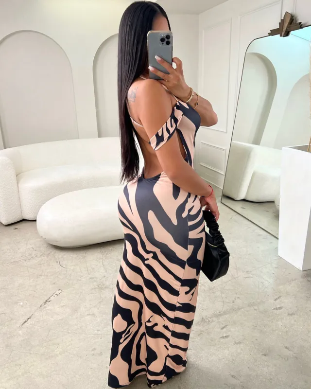 Safari Love Maxi Dress sold by Sassyluxe