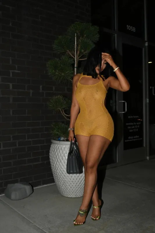 Expensive Taste Crochet Knit Romper sold by Sassyluxe