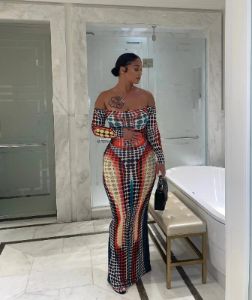 Illusion Maxi Dress - Red sold by Sassyluxe