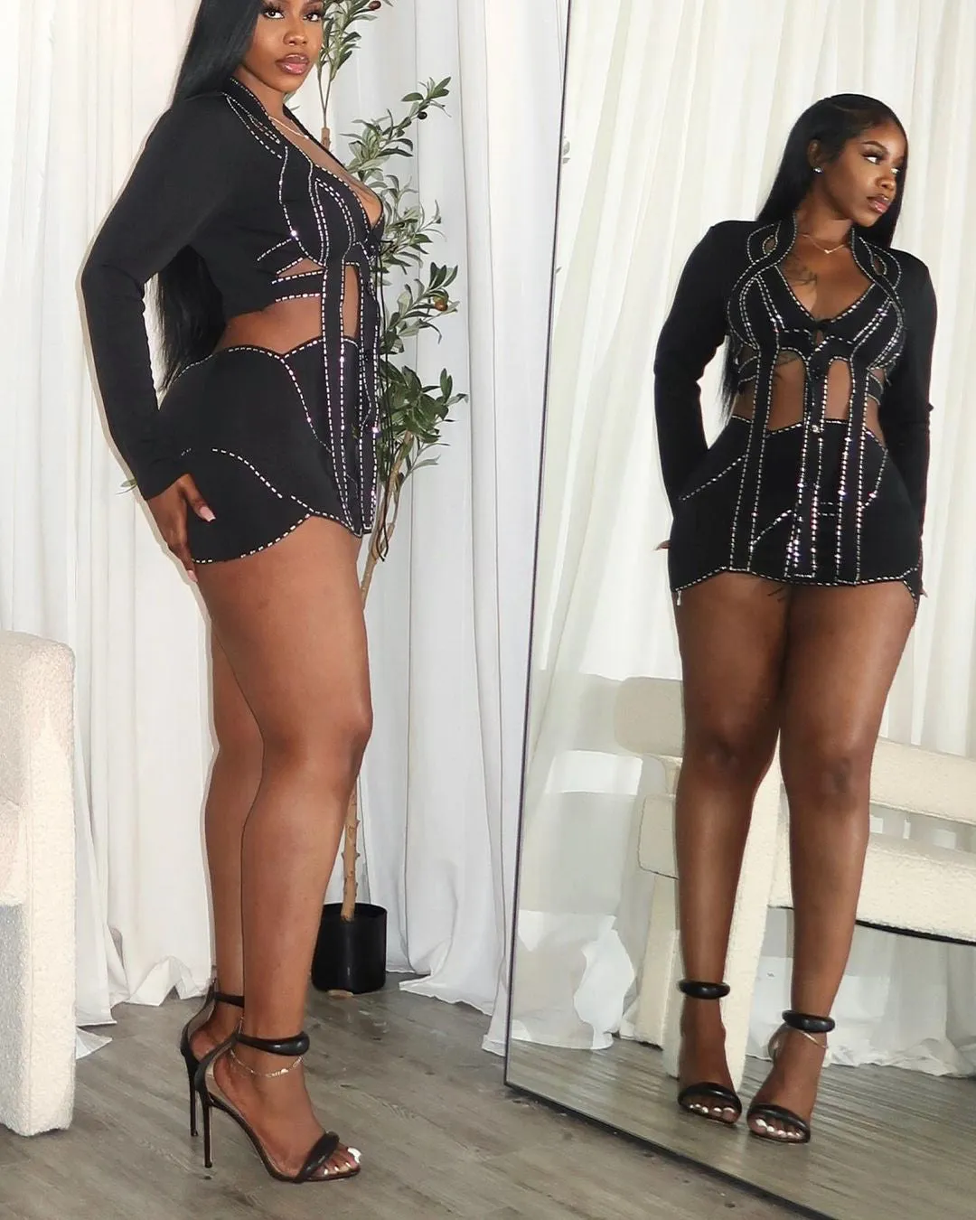 Always Classy Mini Blazer & Mini Skirt Set sold by Sassyluxe product image thumbnail 2