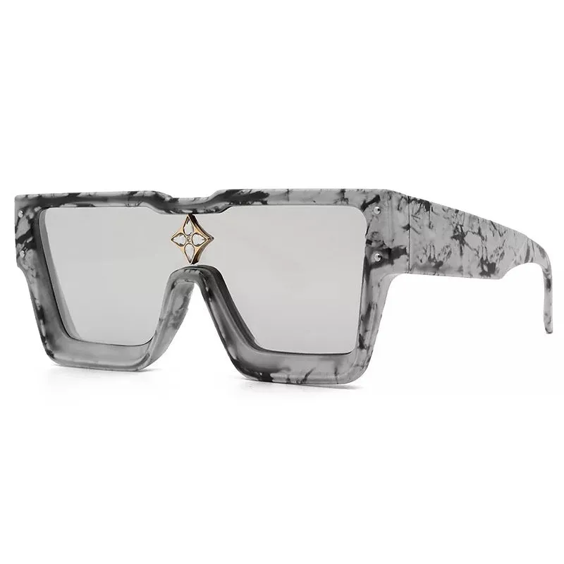 Dime Piece Sunglasses - Grey Marble sold by Sassyluxe