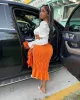 Calabasas Resorts Skirt - Orange sold by Sassyluxe