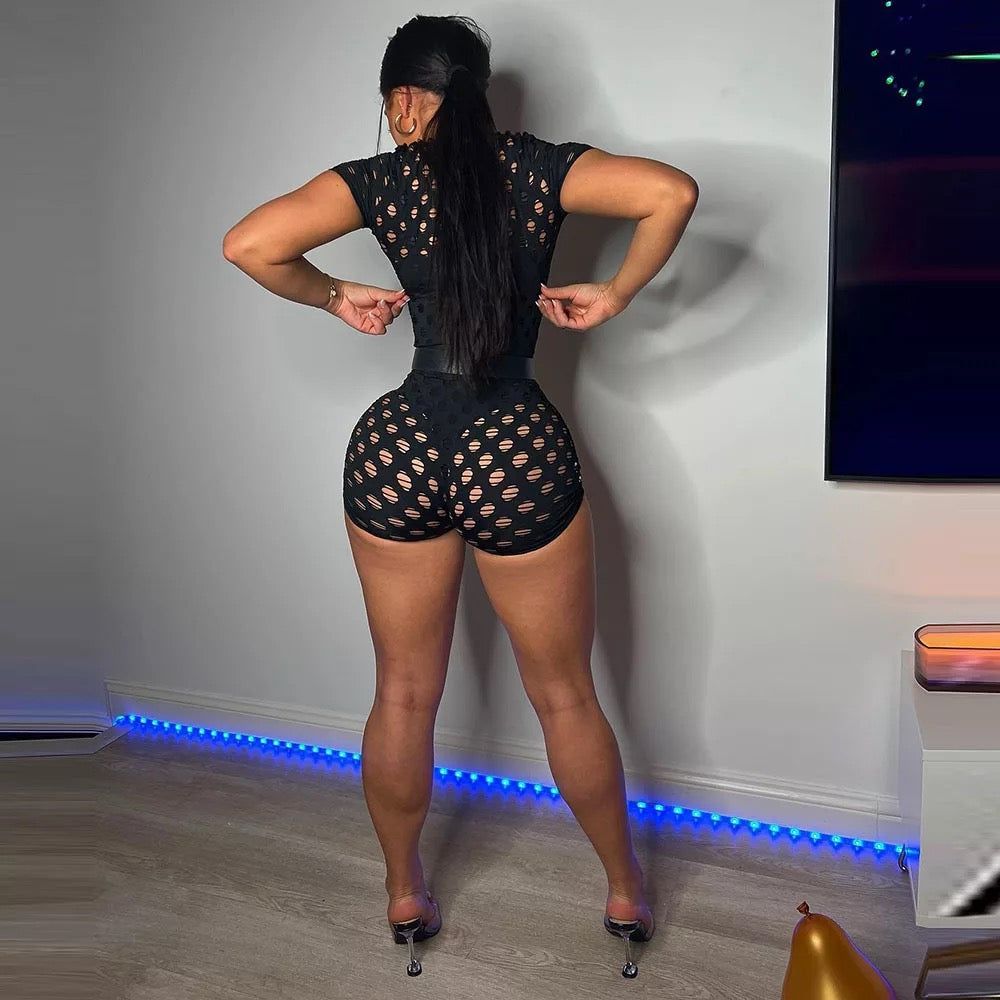 Seductive Playsuit - Black sold by Sassyluxe product image thumbnail 2