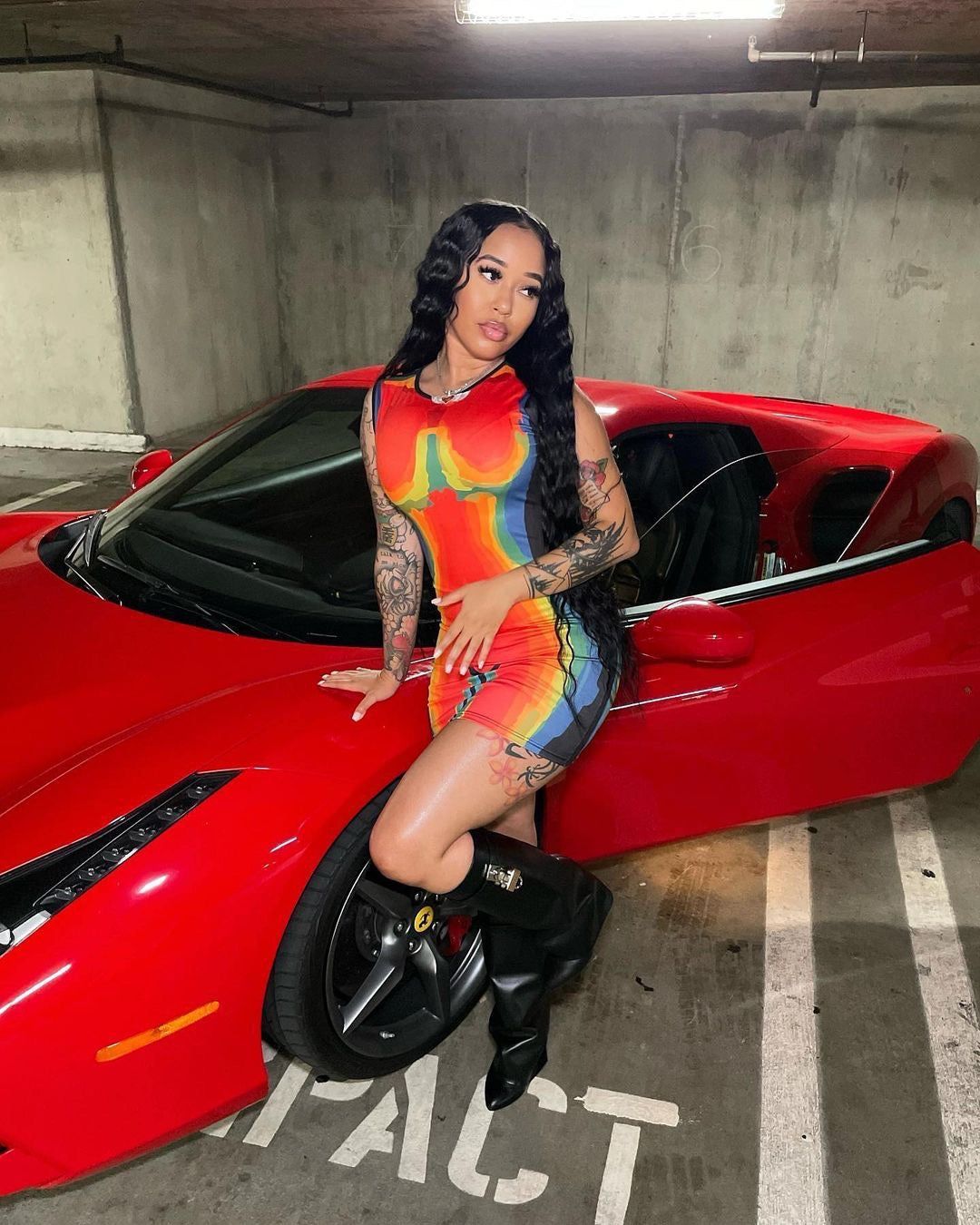 Heat Map Mini Dress sold by Sassyluxe product image thumbnail 3