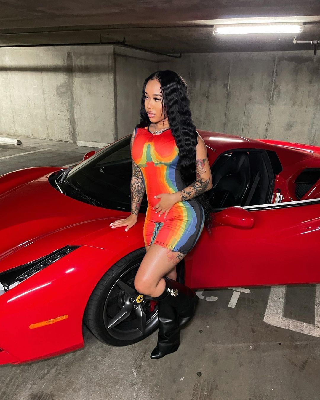 Heat Map Mini Dress sold by Sassyluxe product image thumbnail 2