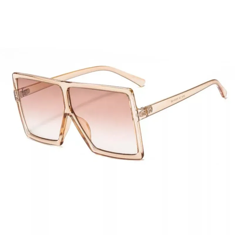 Oversized Square Sunglasses - Tea sold by Sassyluxe