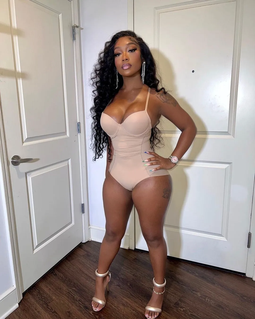 Body On Me Bodysuit - Nude sold by Sassyluxe