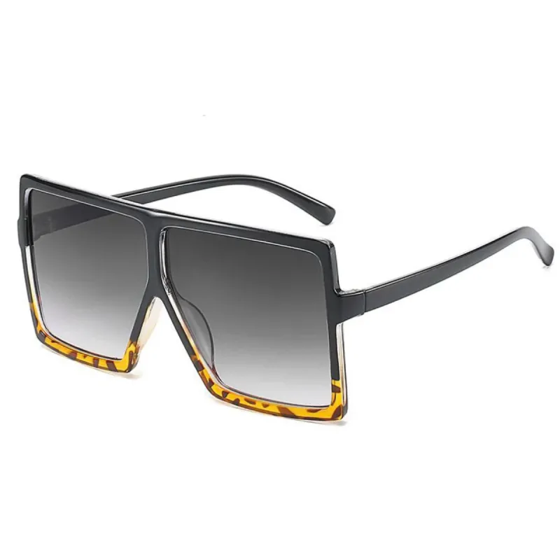Oversized Square Sunglasses - Tortoiseshell sold by Sassyluxe