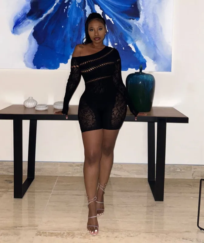Pucci 2.0 Thicker Seamless Playsuit - Black sold by Sassyluxe
