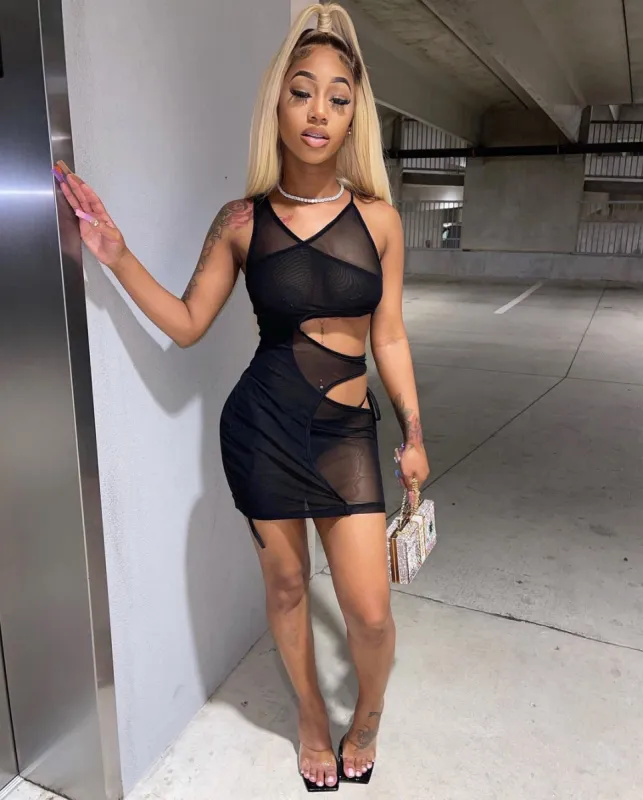 Meilani Cut Out Dress sold by Sassyluxe