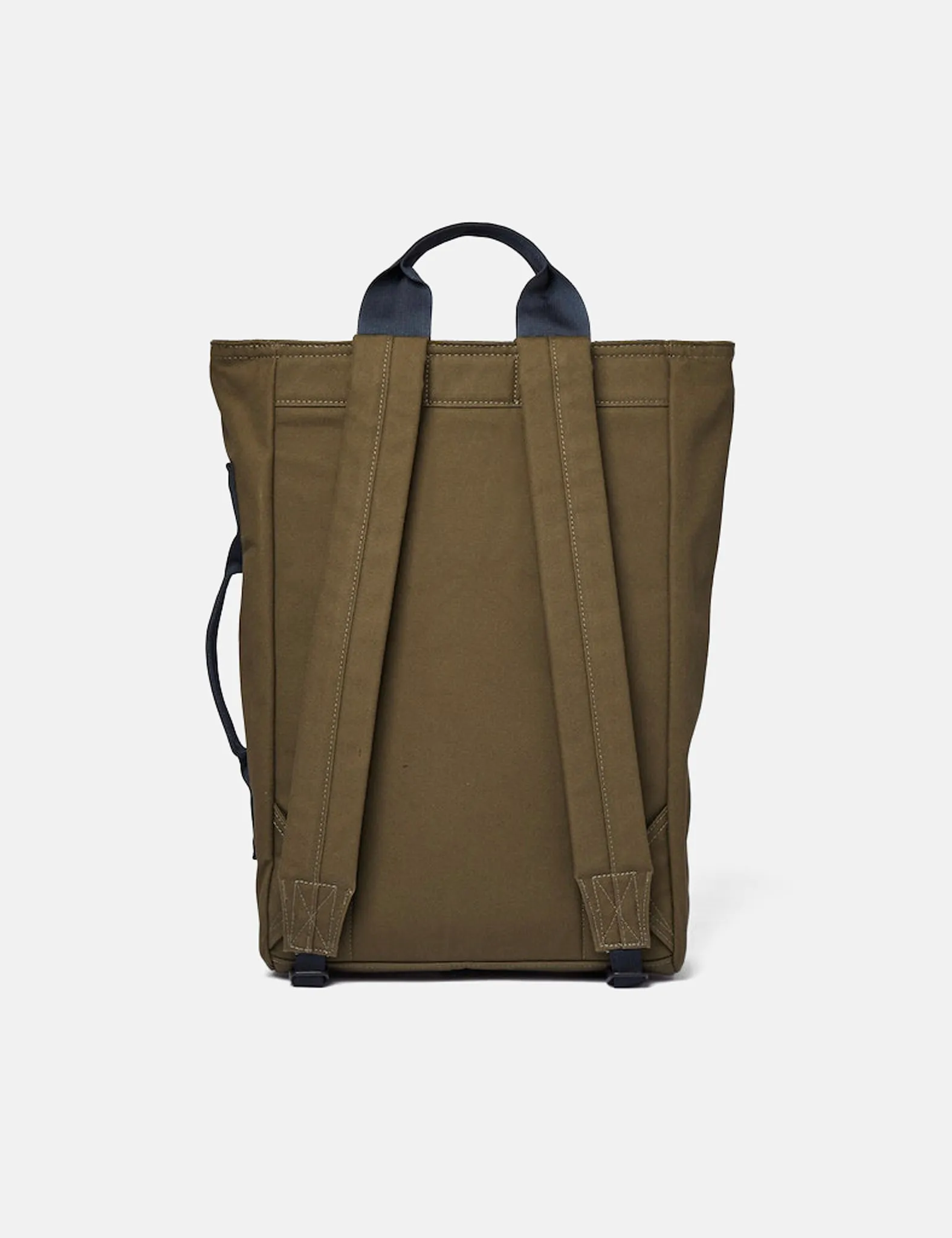 Sandqvist Tony Tote Backpack (Vegan) - Olive Green/Navy Blue sold by Article London product image thumbnail 4
