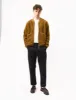 Universal Works Zip Bomber (Wool Fleece) - Mustard sold by Article London