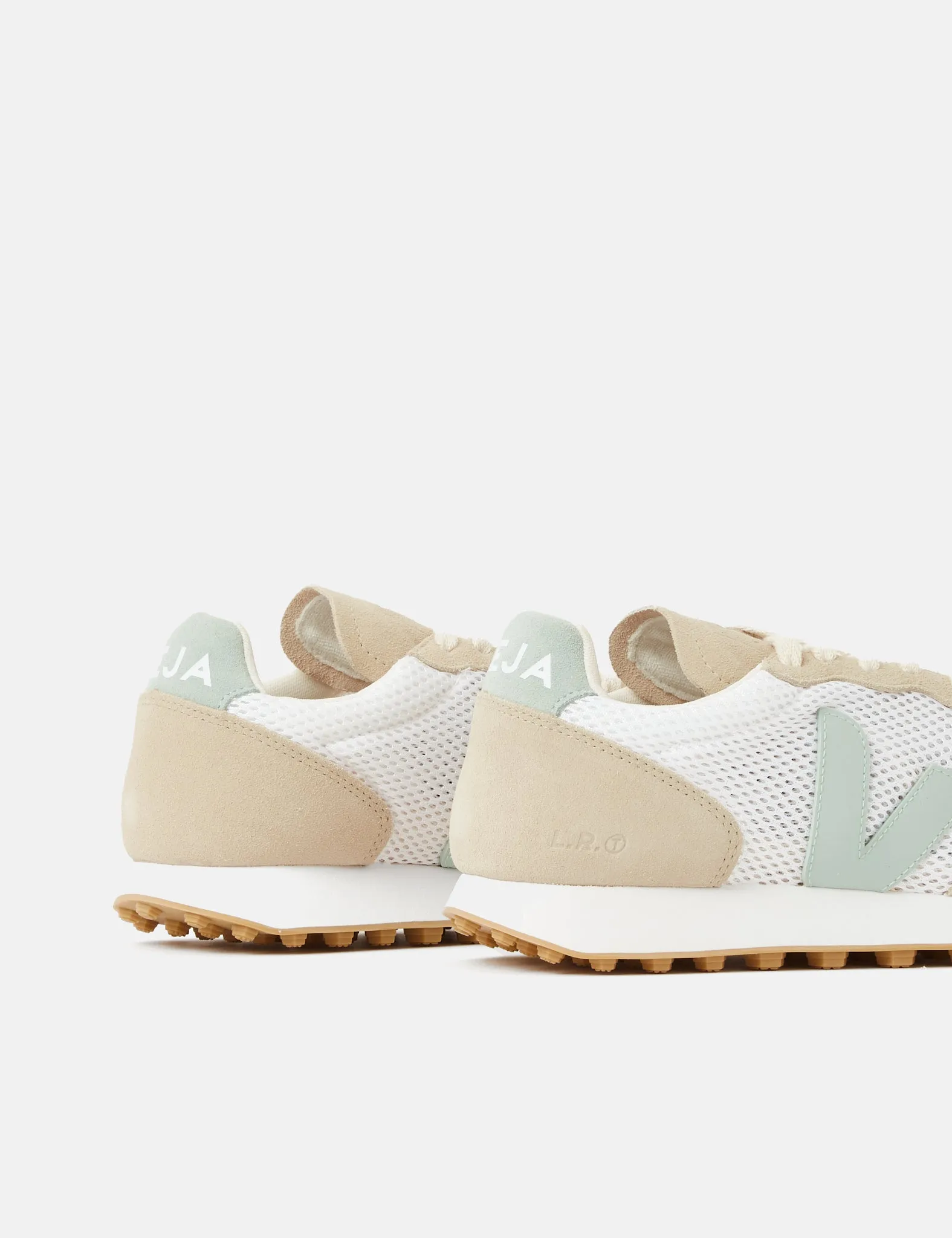 Women's Veja Rio Branco Light Aircell Trainers - Lunar/Matcha sold by Article London product image thumbnail 4