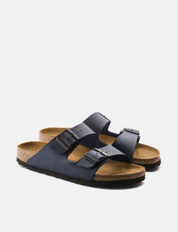 Birkenstock Arizona Sandals (Regular, Birko-Flor) - Blue sold by Article London