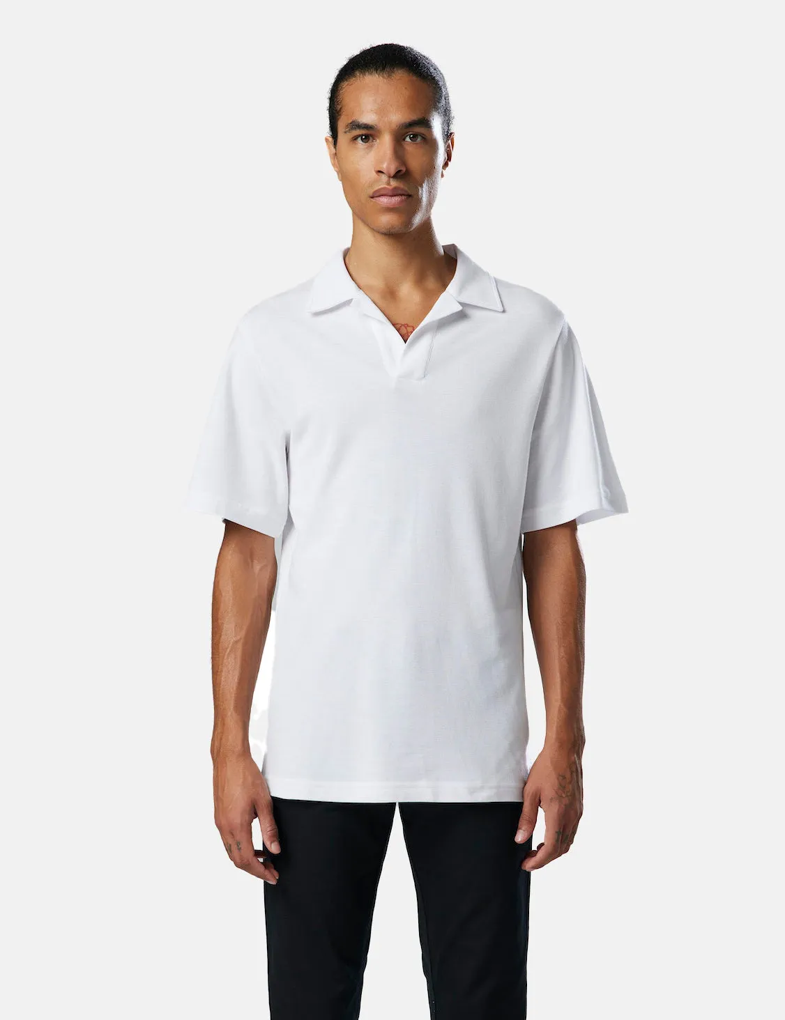 NN07 Ross Polo Shirt - White sold by Article London
