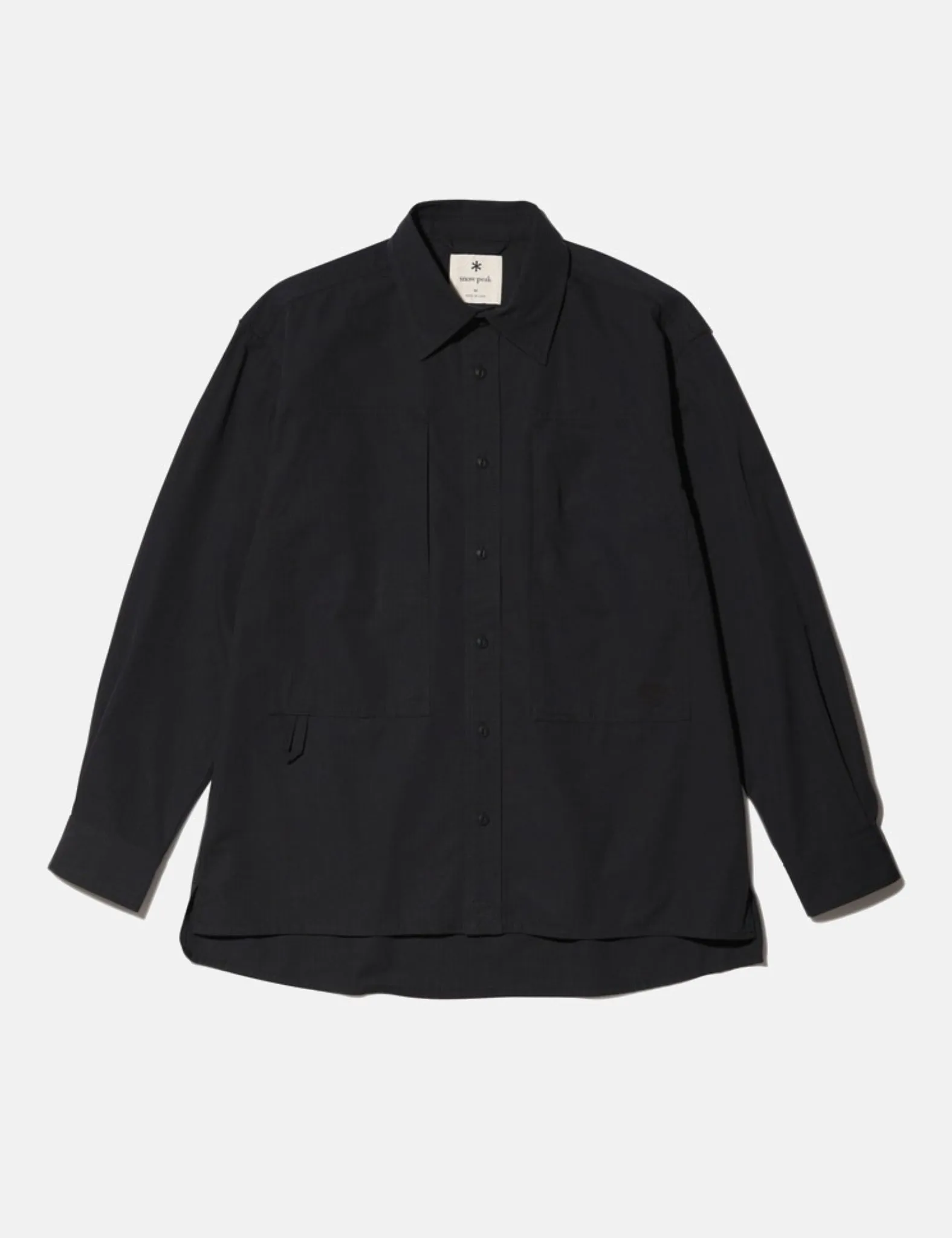 Snow Peak Takibi Light Ripstop Long Sleeve Shirt - Black sold by Article London product image thumbnail 5