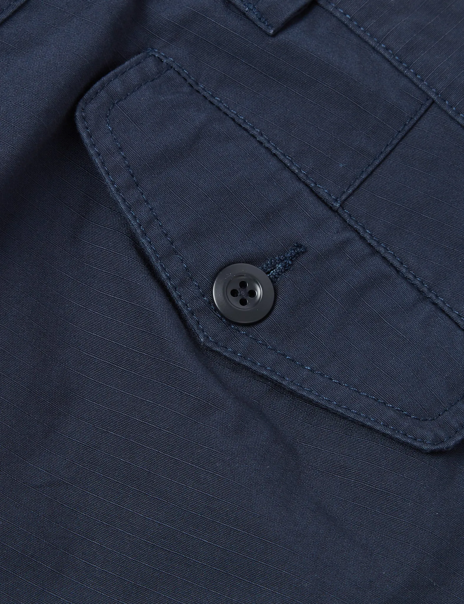 Nigel Cabourn Pleated Chino (Regular) - Black Navy sold by Article London product image thumbnail 4