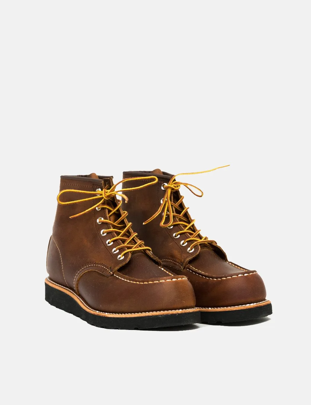 Red Wing Heritage 6" Moc Toe Boots (8886) - Copper Rough & Tough/Black Traction Sole sold by Article London product image thumbnail 2