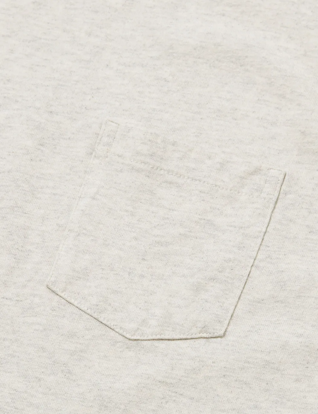 Velva Sheen College Arm Stripe USA Made T-shirt - Oatmeal/Burgundy sold by Article London product image thumbnail 3